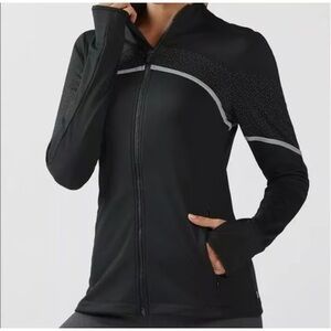 Fabletics Black Moira Zip Up Jacket